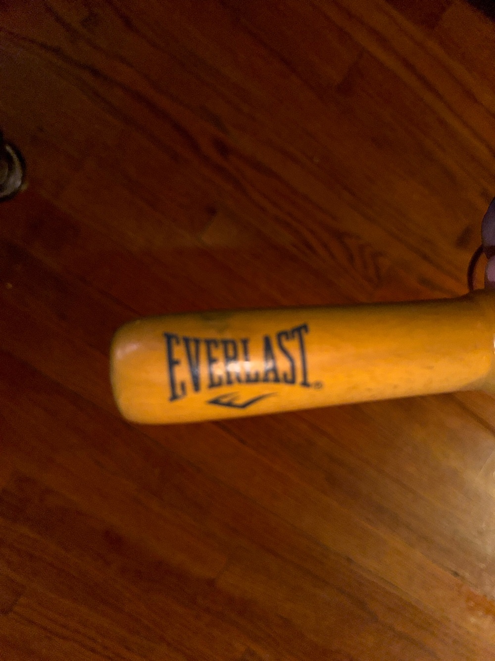 Vintage EverLast Athletic Fitness Leather Jump Rope with Wood Handles - Picture 4 of 4